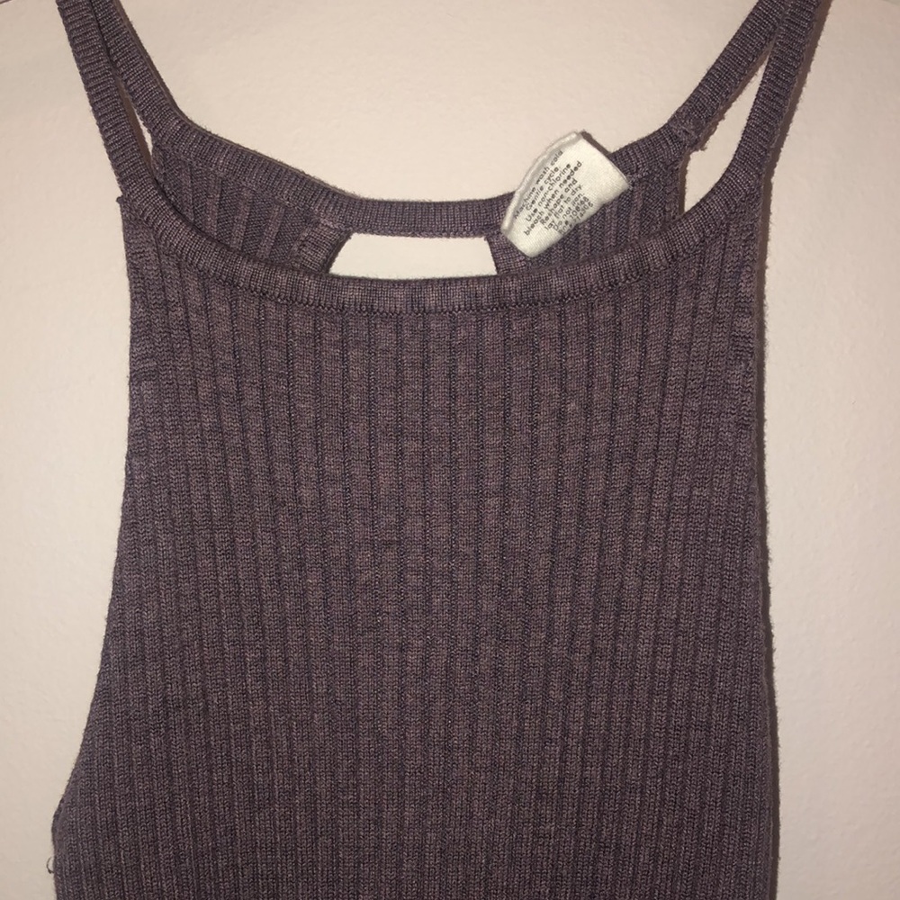 PacSun Dark Purple Crop Top